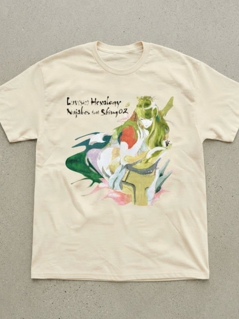 Nujabes Luv(sic) Hexalogy Shing02 Anime Art Cream Gildan T-Shirt